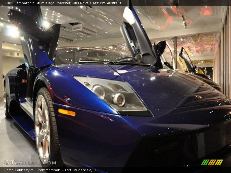 Blu Nova / Azzurro Australis 2005 Lamborghini Murcielago Roadster