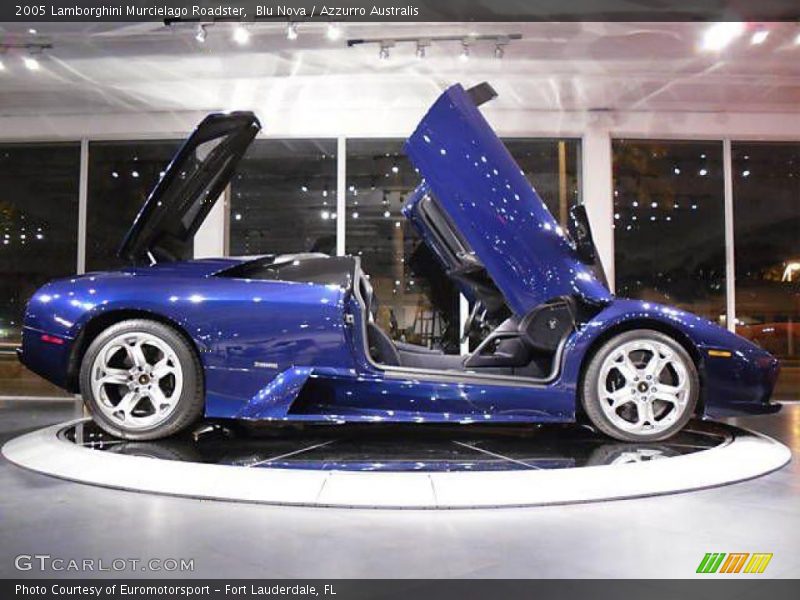 Blu Nova / Azzurro Australis 2005 Lamborghini Murcielago Roadster