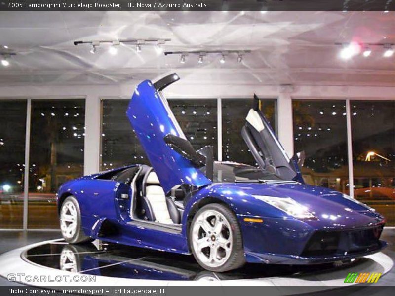 Blu Nova / Azzurro Australis 2005 Lamborghini Murcielago Roadster