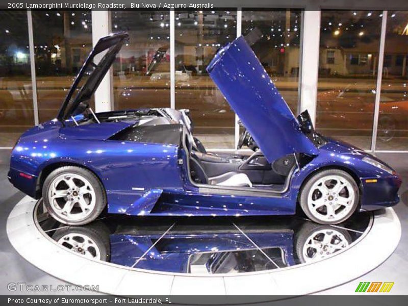 Blu Nova / Azzurro Australis 2005 Lamborghini Murcielago Roadster