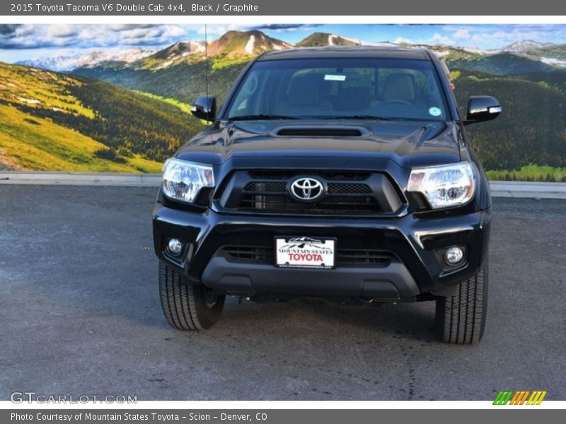 Black / Graphite 2015 Toyota Tacoma V6 Double Cab 4x4