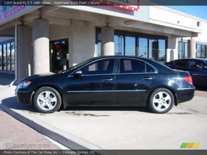 Nighthawk Black Pearl / Ebony 2005 Acura RL 3.5 AWD Sedan
