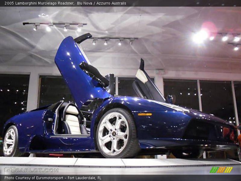 Blu Nova / Azzurro Australis 2005 Lamborghini Murcielago Roadster
