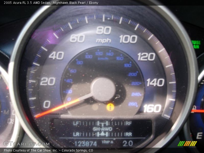 Nighthawk Black Pearl / Ebony 2005 Acura RL 3.5 AWD Sedan