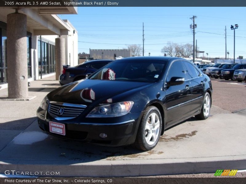 Nighthawk Black Pearl / Ebony 2005 Acura RL 3.5 AWD Sedan