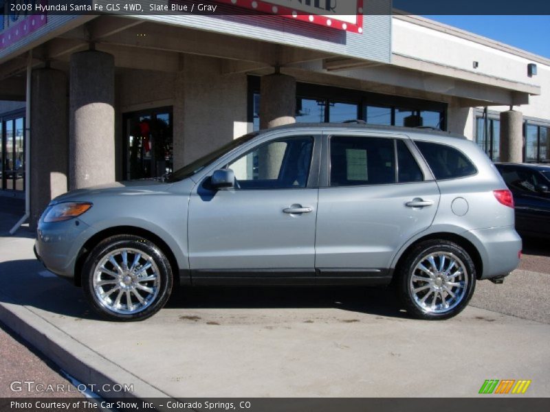Slate Blue / Gray 2008 Hyundai Santa Fe GLS 4WD