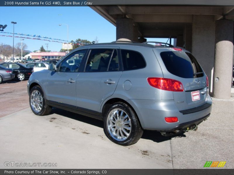 Slate Blue / Gray 2008 Hyundai Santa Fe GLS 4WD