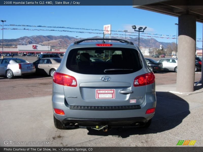 Slate Blue / Gray 2008 Hyundai Santa Fe GLS 4WD