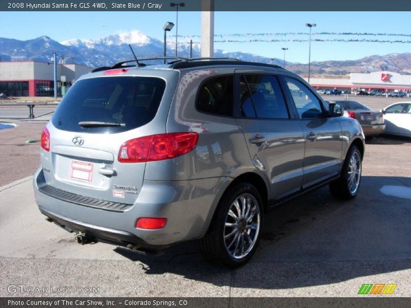 Slate Blue / Gray 2008 Hyundai Santa Fe GLS 4WD