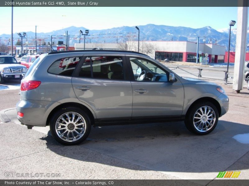 Slate Blue / Gray 2008 Hyundai Santa Fe GLS 4WD