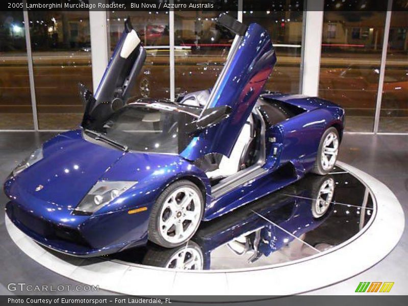 Blu Nova / Azzurro Australis 2005 Lamborghini Murcielago Roadster