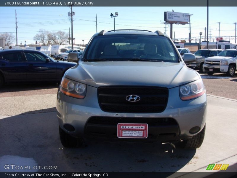 Slate Blue / Gray 2008 Hyundai Santa Fe GLS 4WD