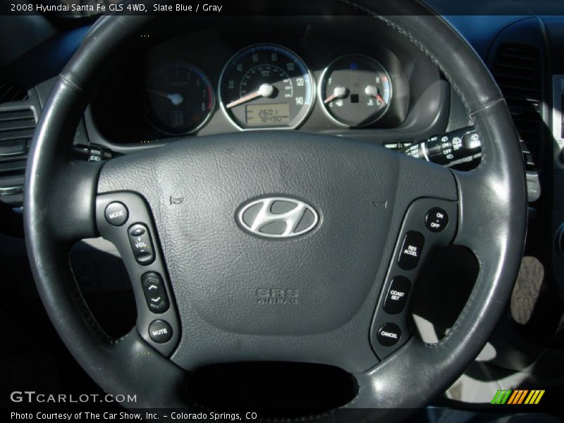 Slate Blue / Gray 2008 Hyundai Santa Fe GLS 4WD