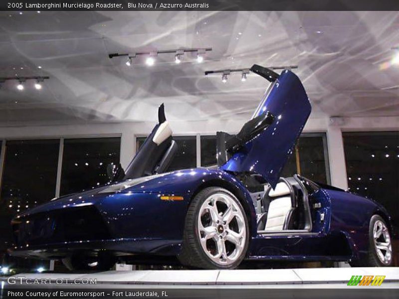 Blu Nova / Azzurro Australis 2005 Lamborghini Murcielago Roadster