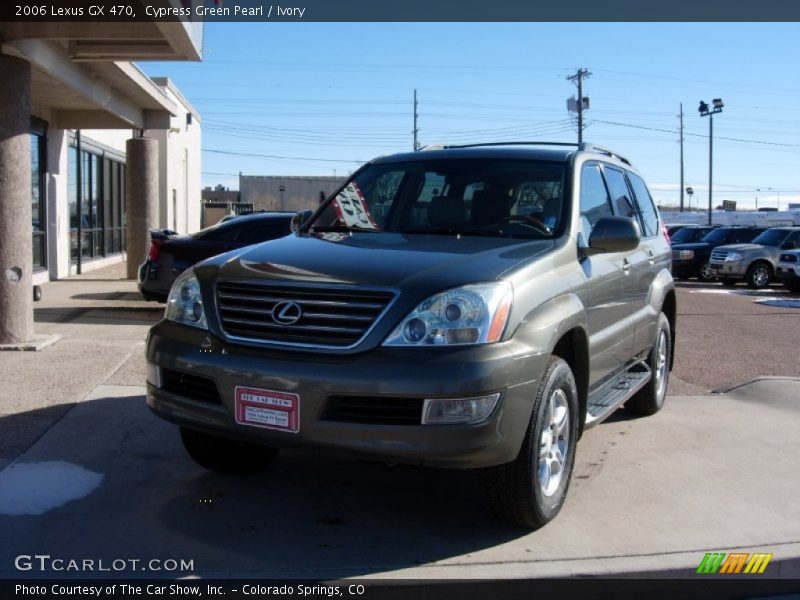 Cypress Green Pearl / Ivory 2006 Lexus GX 470