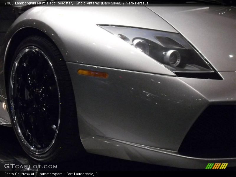 Grigio Antares (Dark Silver) / Nero Perseus 2005 Lamborghini Murcielago Roadster