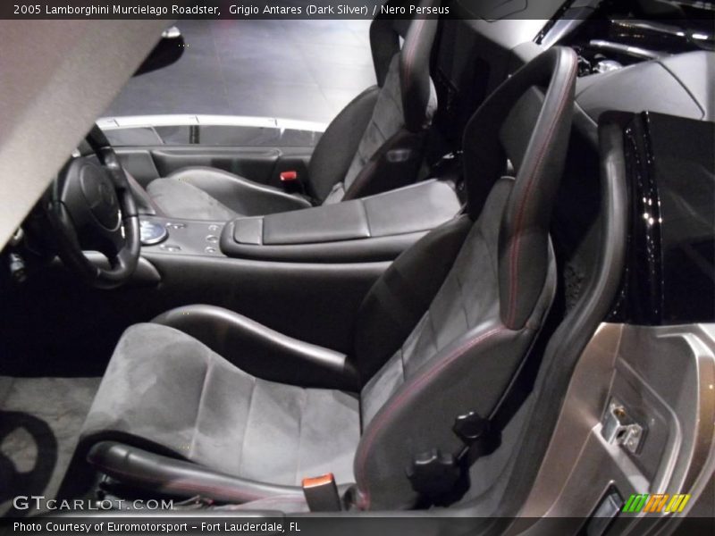 Grigio Antares (Dark Silver) / Nero Perseus 2005 Lamborghini Murcielago Roadster