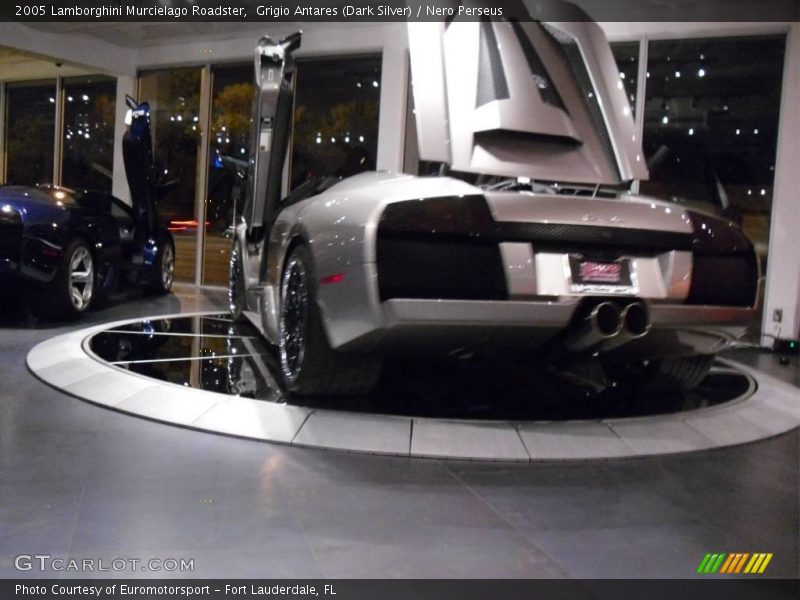 Grigio Antares (Dark Silver) / Nero Perseus 2005 Lamborghini Murcielago Roadster