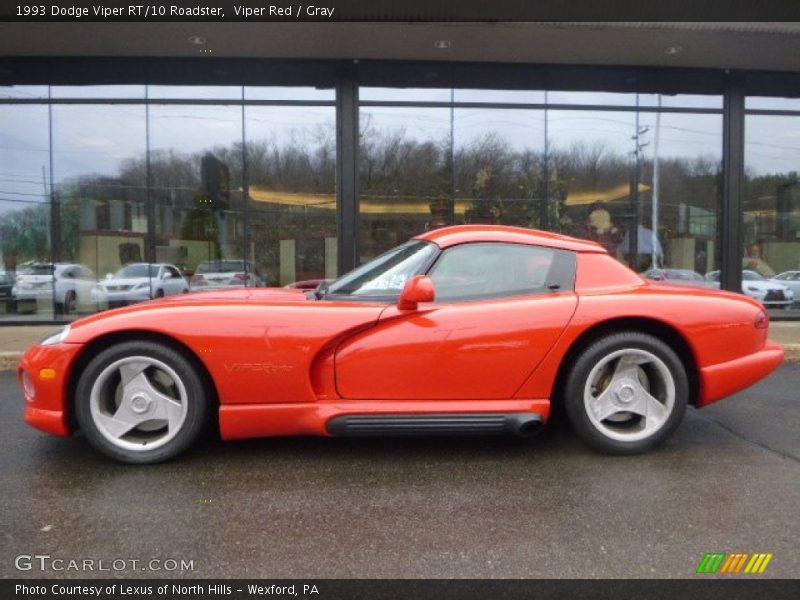  1993 Viper RT/10 Roadster Viper Red