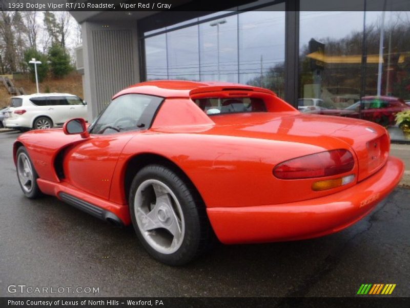  1993 Viper RT/10 Roadster Viper Red