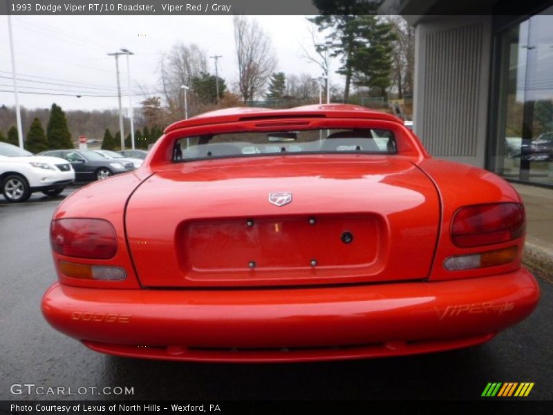  1993 Viper RT/10 Roadster Viper Red