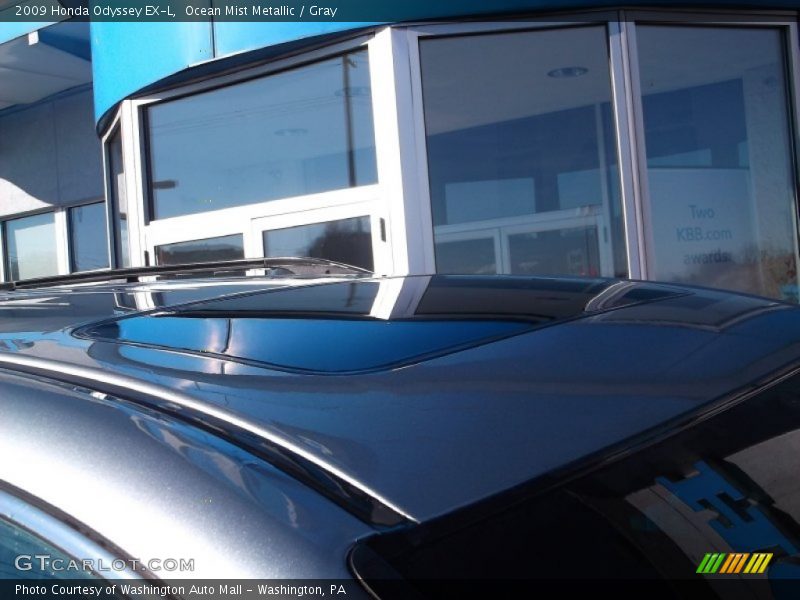 Ocean Mist Metallic / Gray 2009 Honda Odyssey EX-L