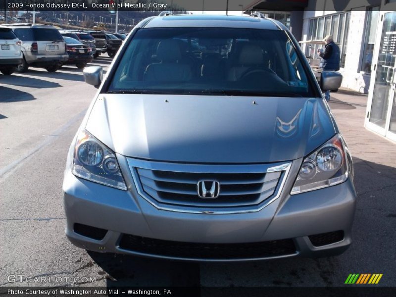 Ocean Mist Metallic / Gray 2009 Honda Odyssey EX-L