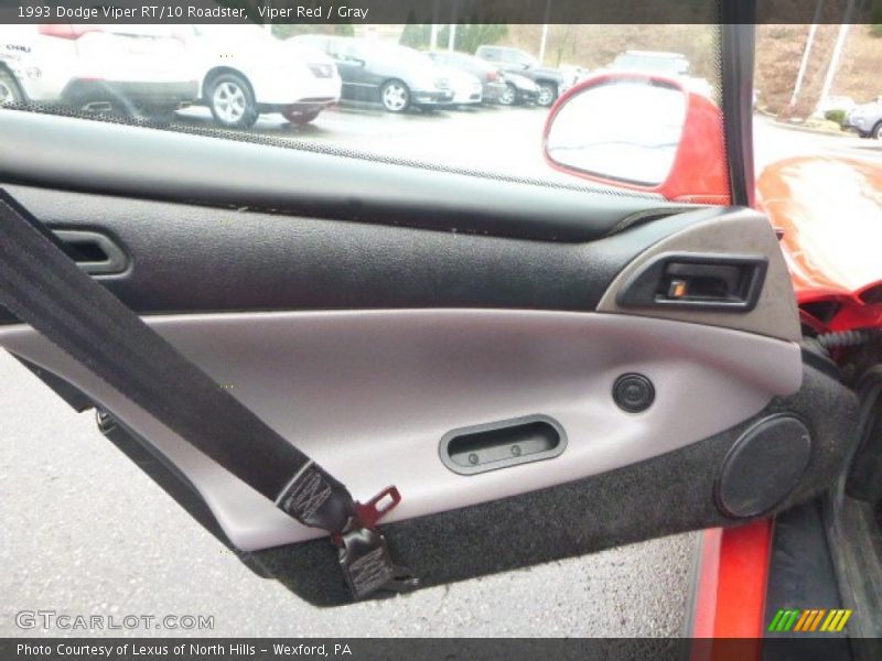 Door Panel of 1993 Viper RT/10 Roadster