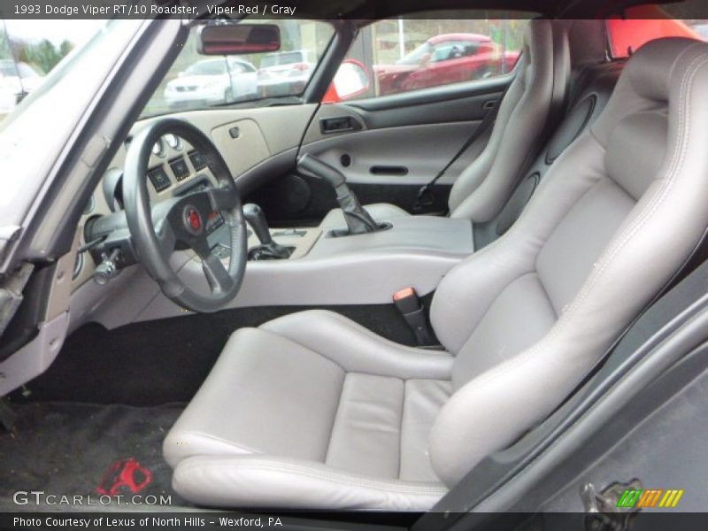 Front Seat of 1993 Viper RT/10 Roadster