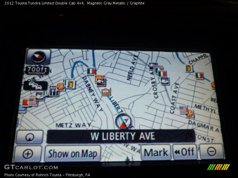 Navigation of 2012 Tundra Limited Double Cab 4x4