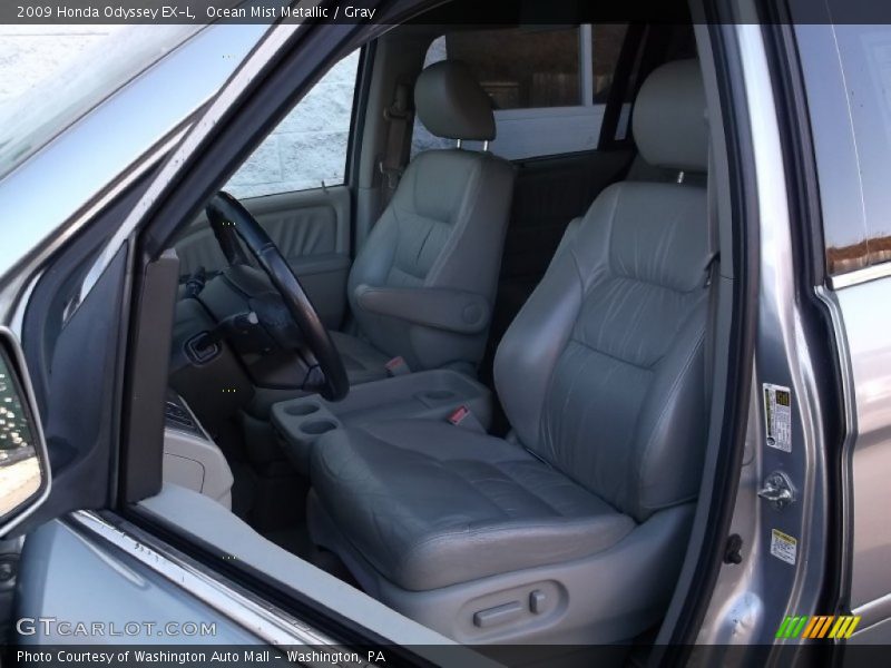 Ocean Mist Metallic / Gray 2009 Honda Odyssey EX-L