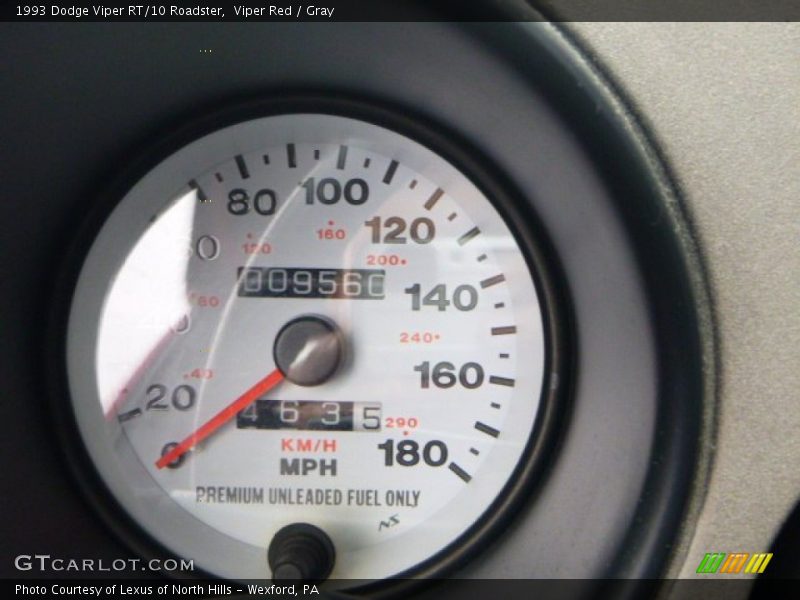  1993 Viper RT/10 Roadster RT/10 Roadster Gauges