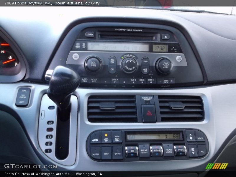 Ocean Mist Metallic / Gray 2009 Honda Odyssey EX-L