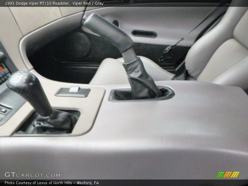 Viper Red / Gray 1993 Dodge Viper RT/10 Roadster