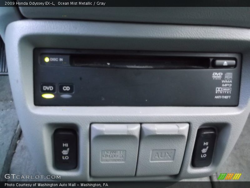 Ocean Mist Metallic / Gray 2009 Honda Odyssey EX-L