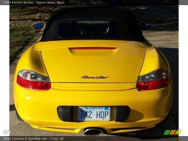 Speed Yellow / Black 2004 Porsche Boxster