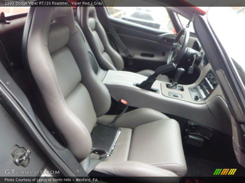 Front Seat of 1993 Viper RT/10 Roadster