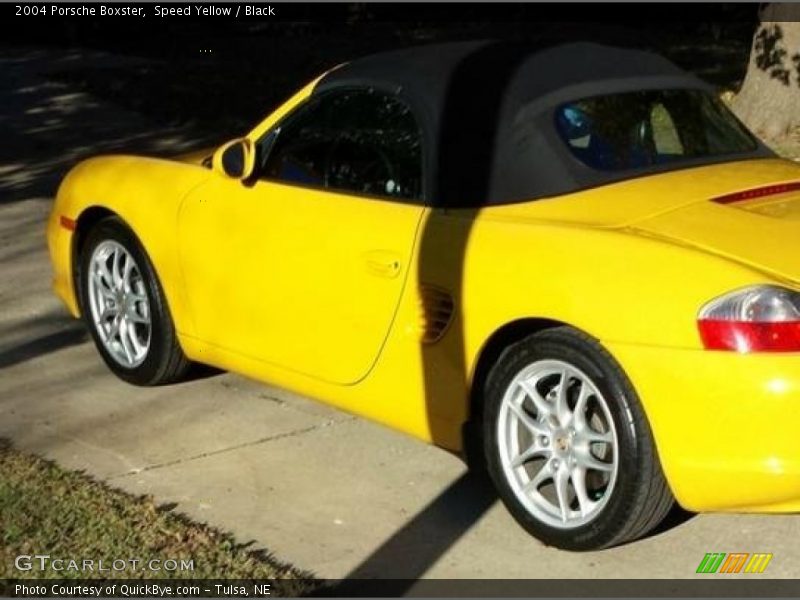 Speed Yellow / Black 2004 Porsche Boxster