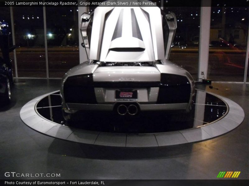 Grigio Antares (Dark Silver) / Nero Perseus 2005 Lamborghini Murcielago Roadster