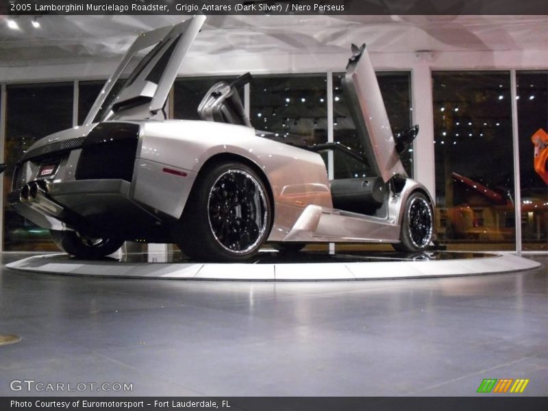 Grigio Antares (Dark Silver) / Nero Perseus 2005 Lamborghini Murcielago Roadster