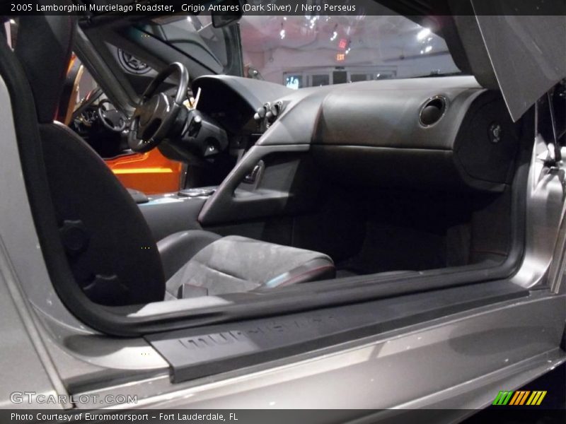 Grigio Antares (Dark Silver) / Nero Perseus 2005 Lamborghini Murcielago Roadster