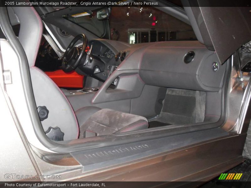 Grigio Antares (Dark Silver) / Nero Perseus 2005 Lamborghini Murcielago Roadster
