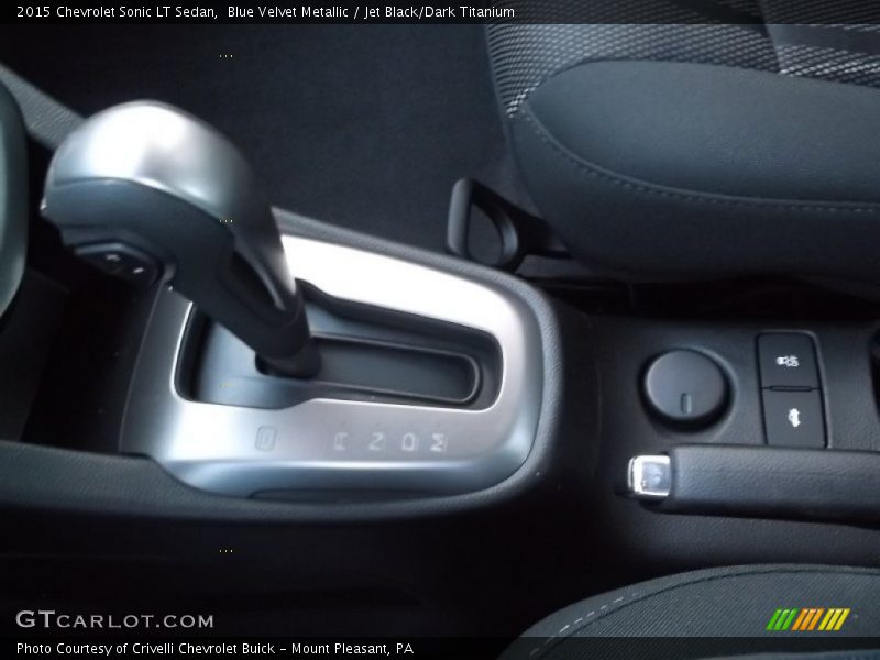 Blue Velvet Metallic / Jet Black/Dark Titanium 2015 Chevrolet Sonic LT Sedan