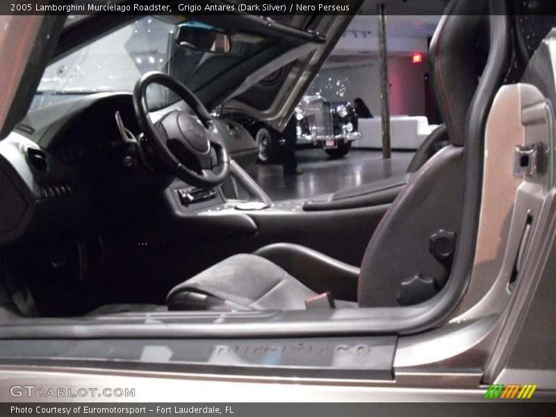 Grigio Antares (Dark Silver) / Nero Perseus 2005 Lamborghini Murcielago Roadster