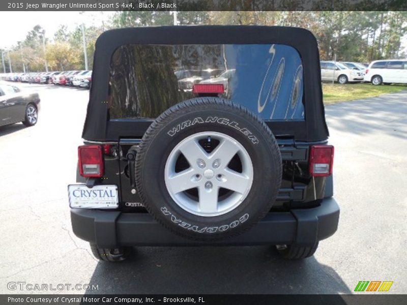 Black / Black 2015 Jeep Wrangler Unlimited Sport S 4x4