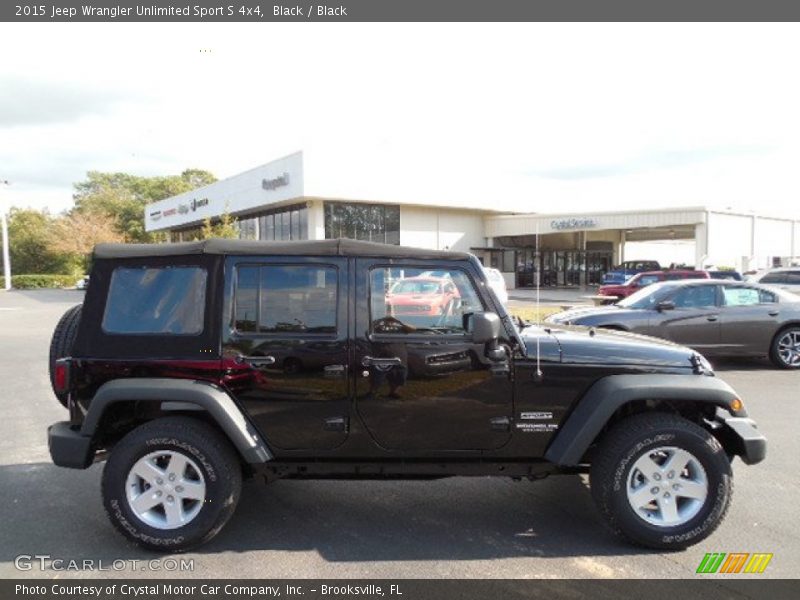 Black / Black 2015 Jeep Wrangler Unlimited Sport S 4x4