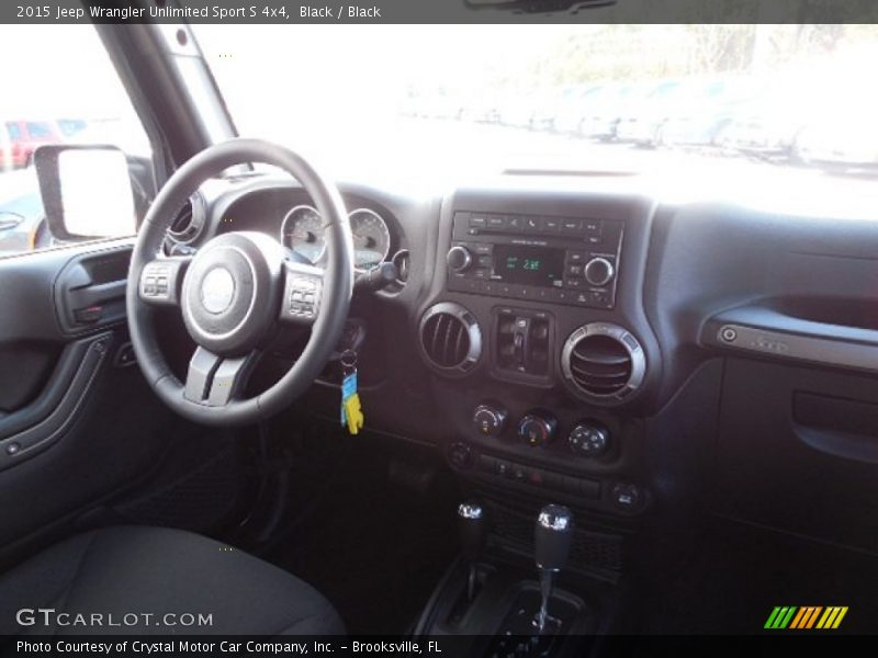 Black / Black 2015 Jeep Wrangler Unlimited Sport S 4x4