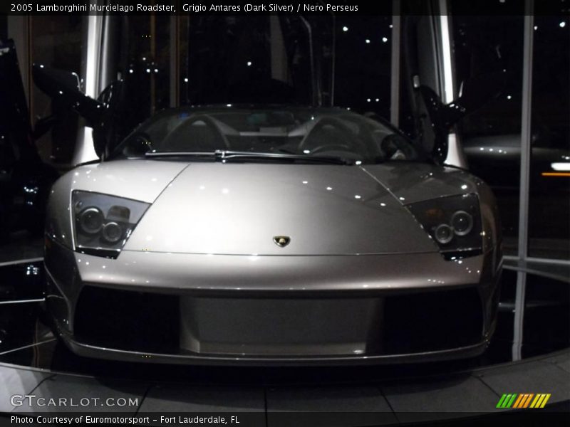 Grigio Antares (Dark Silver) / Nero Perseus 2005 Lamborghini Murcielago Roadster