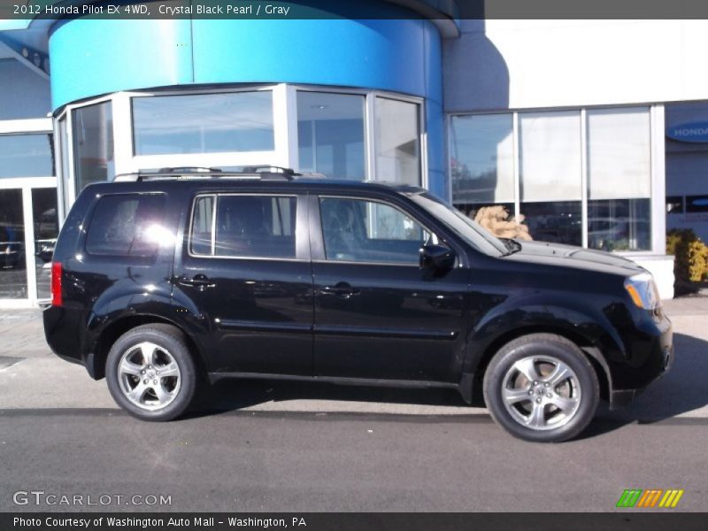 Crystal Black Pearl / Gray 2012 Honda Pilot EX 4WD
