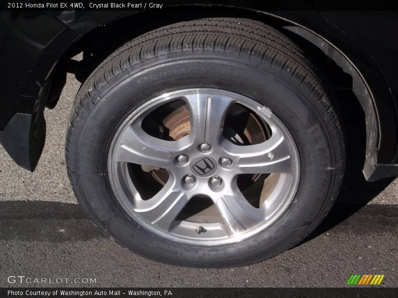 Crystal Black Pearl / Gray 2012 Honda Pilot EX 4WD